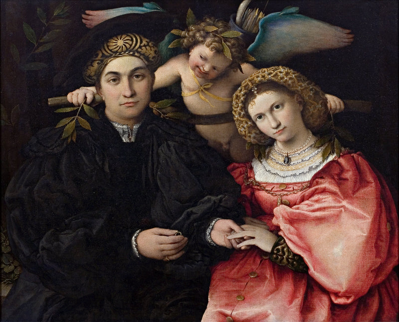 Marsilio Cassotti i jego żona Faustyna - Lorenzo Lotto