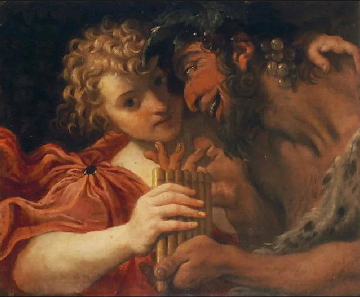 Marsjasz i Olimp - Annibale Carracci