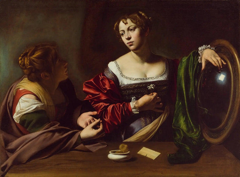 Marta i Maria Magdalena - Caravaggio