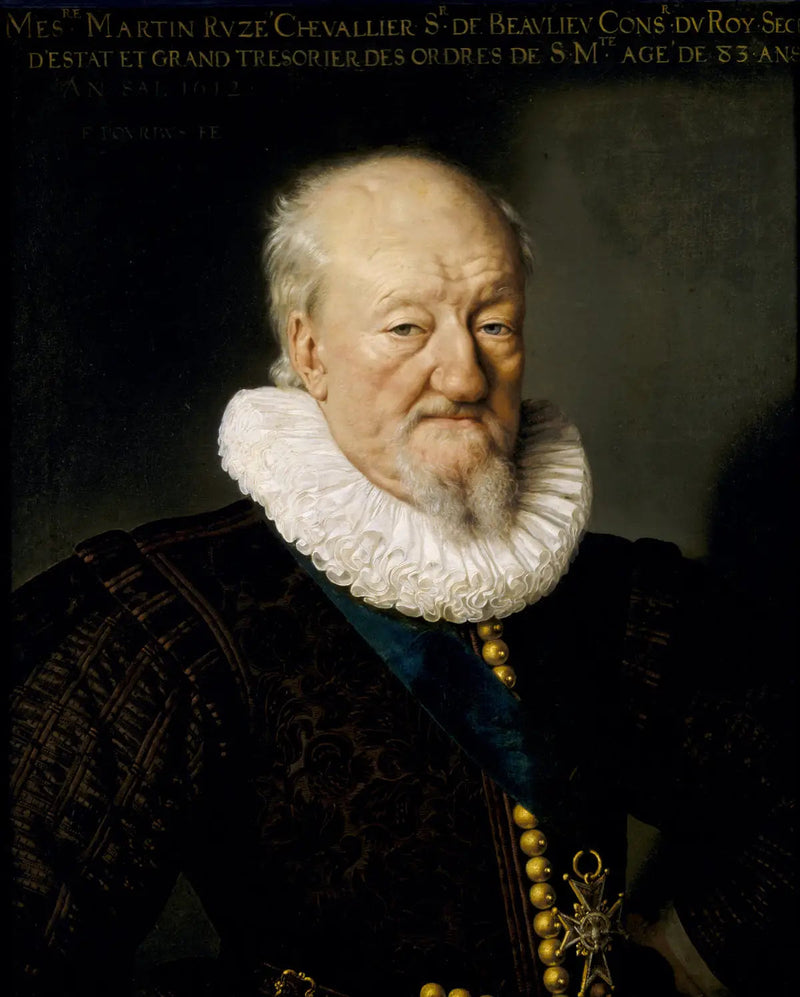Martin Ruzé, pan Beaulieu (1527-1613), w wieku 83 lat - Frans Pourbus Młodszy