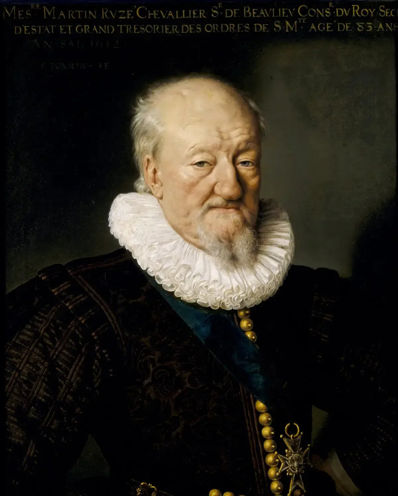 Martin Ruzé, pan Beaulieu (1527-1613), w wieku 83 lat - Frans Pourbus Młodszy