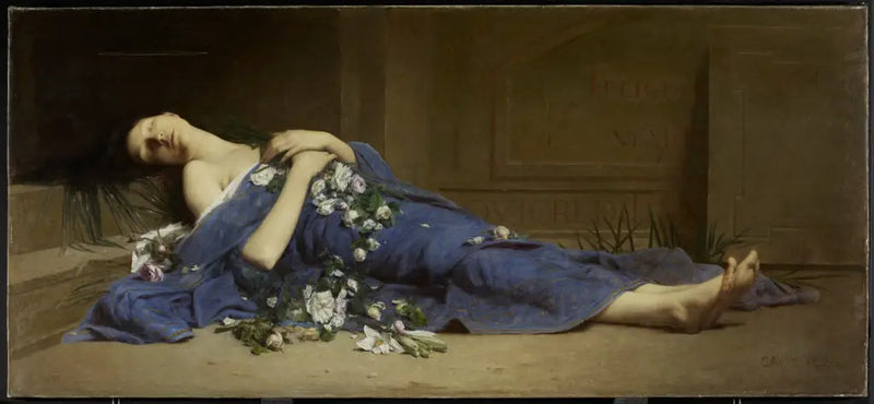 Męczennik w katakumbach - Jules-Cyrille Cavé