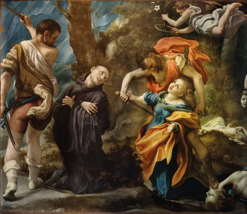 Męczeństwo czterech świętych - Antonio da Correggio