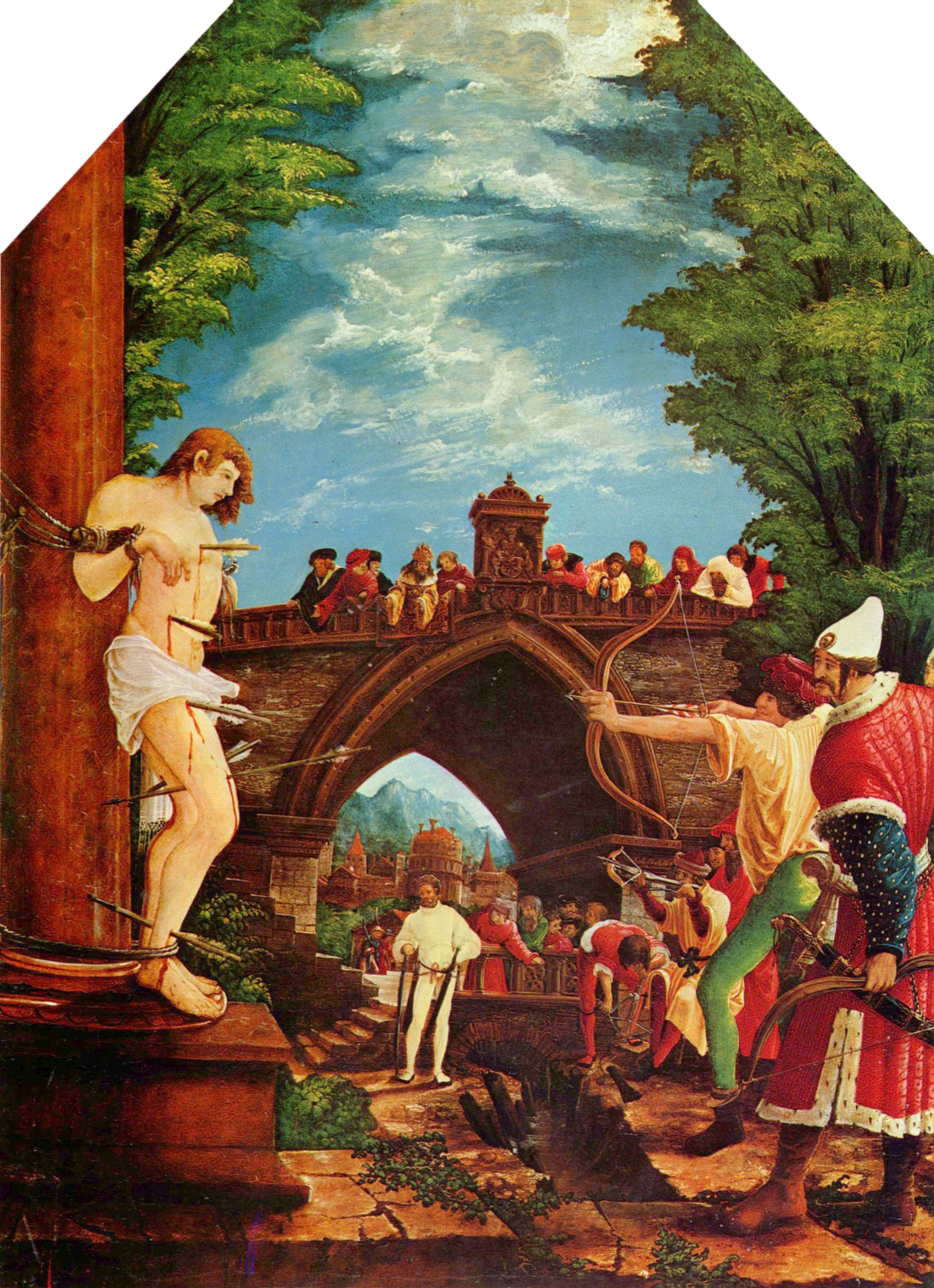 Martyre de saint Sébastien - Albrecht Altdorfer image 1 reproduction artisanale de tableau