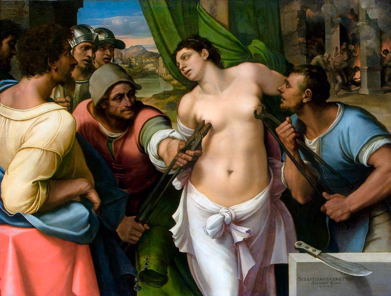 Męczeństwo Świętej Agaty - Sebastiano del Piombo