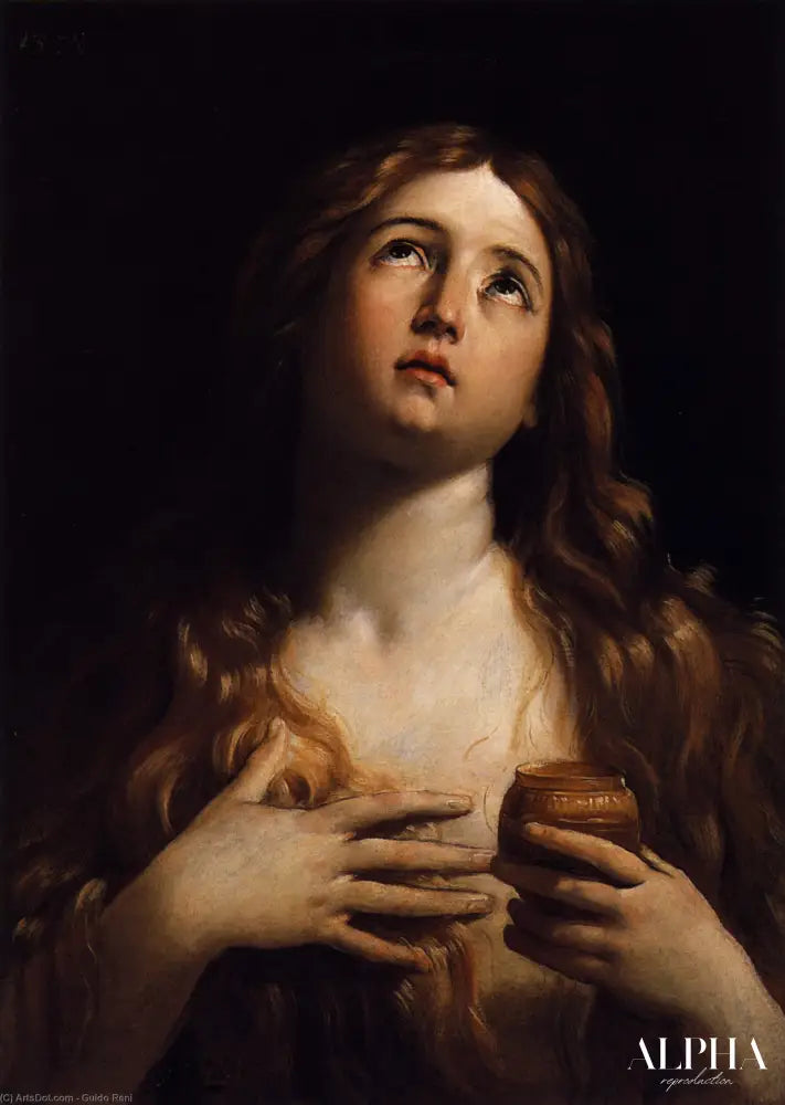 Mary Magdalene - Guido Reni Reproductions de tableaux à la peinture à l’huile