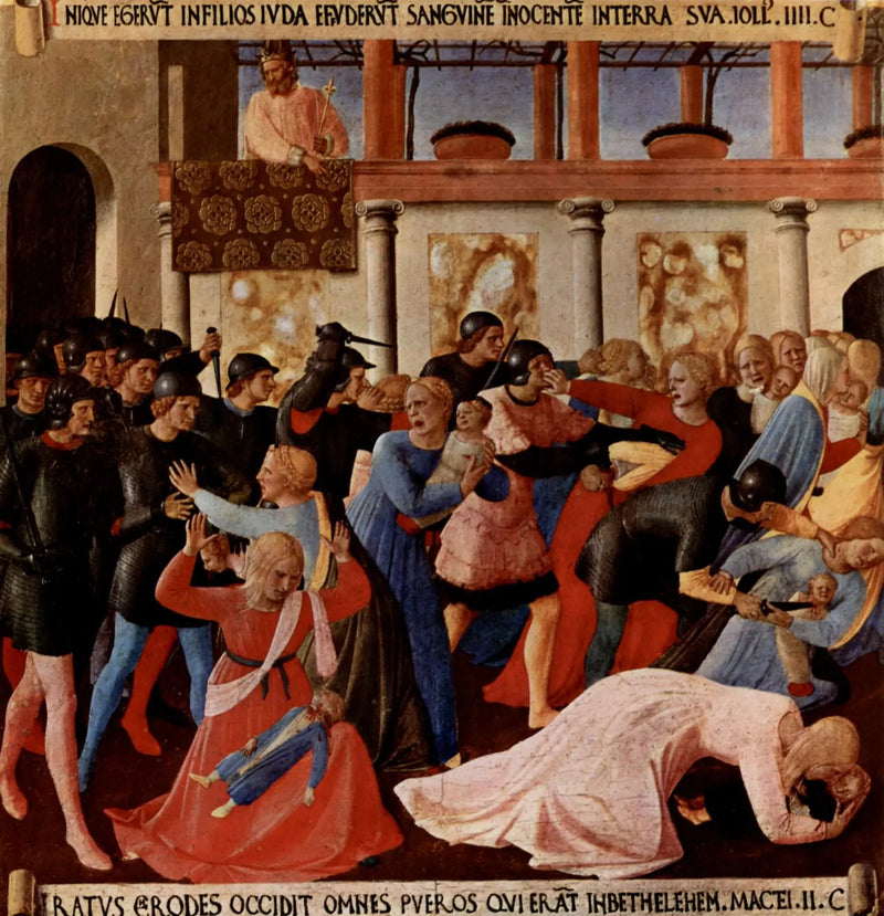 Rzeź niewiniątek w Betlejem - Fra Angelico