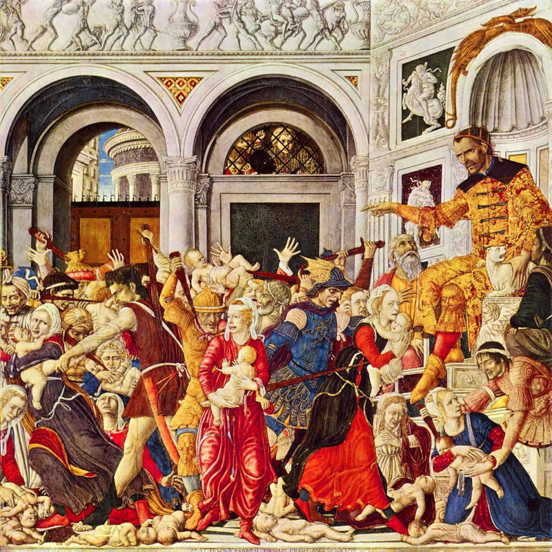 Rzeź niewiniątek (Matteo di Giovanni) - Matteo di Giovanni