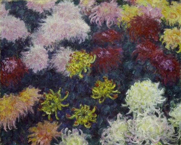 Masyw chryzantem - Claude Monet