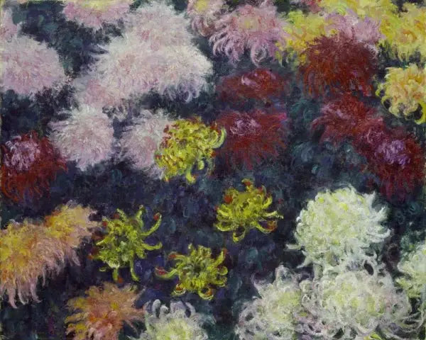 Masyw chryzantem - Claude Monet
