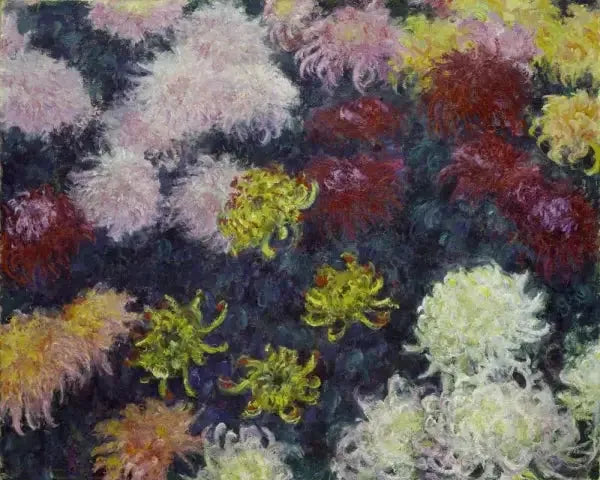 Masyw chryzantem - Claude Monet
