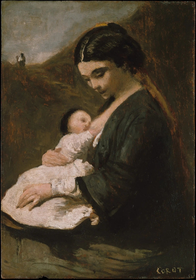Macierzyństwo - Jean-Baptiste Camille Corot