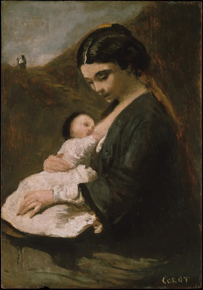 Macierzyństwo - Jean-Baptiste Camille Corot