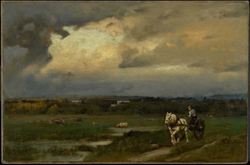 Poranny mglisty - George Inness