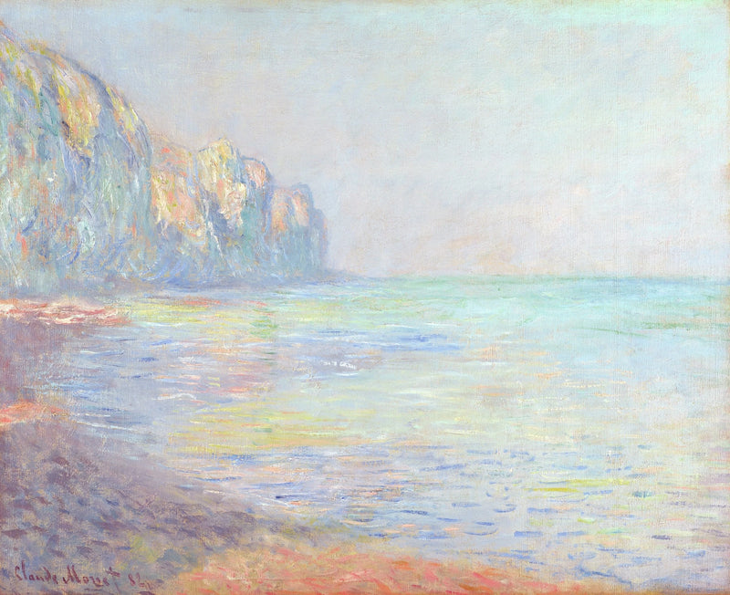 Le Matin, mglista pogoda, Pourville W711 - Claude Monet