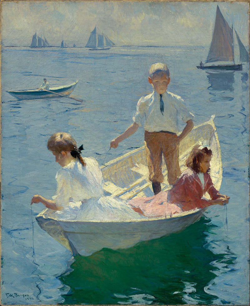 Spokojny poranek - Frank Weston Benson