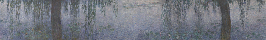 Nenufary - Jasny Poranek z Wierzbowymi - Claude Monet