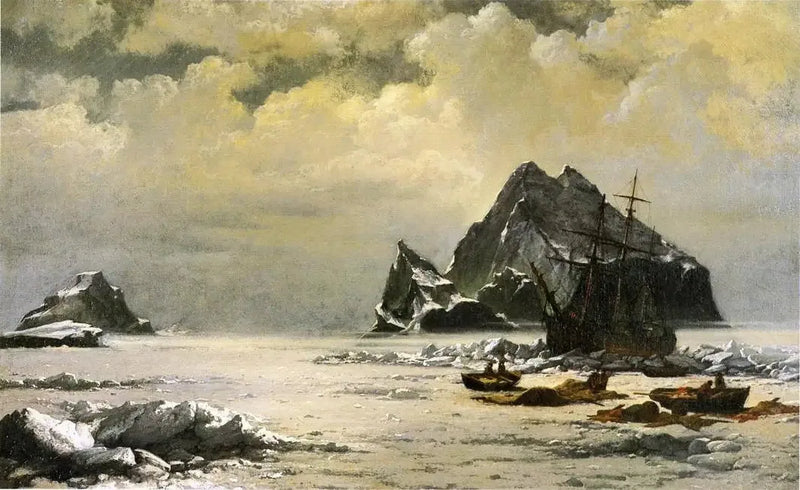 Poranek na lodowych polach Arktyki - William Bradford
