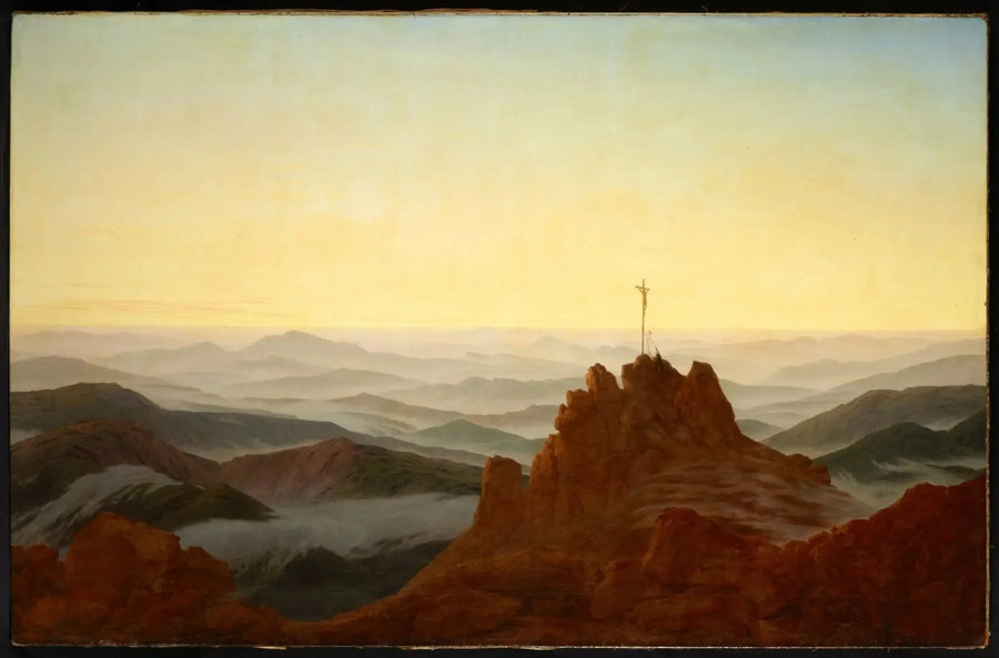 Poranek w Górach Olbrzymów - Caspar David Friedrich