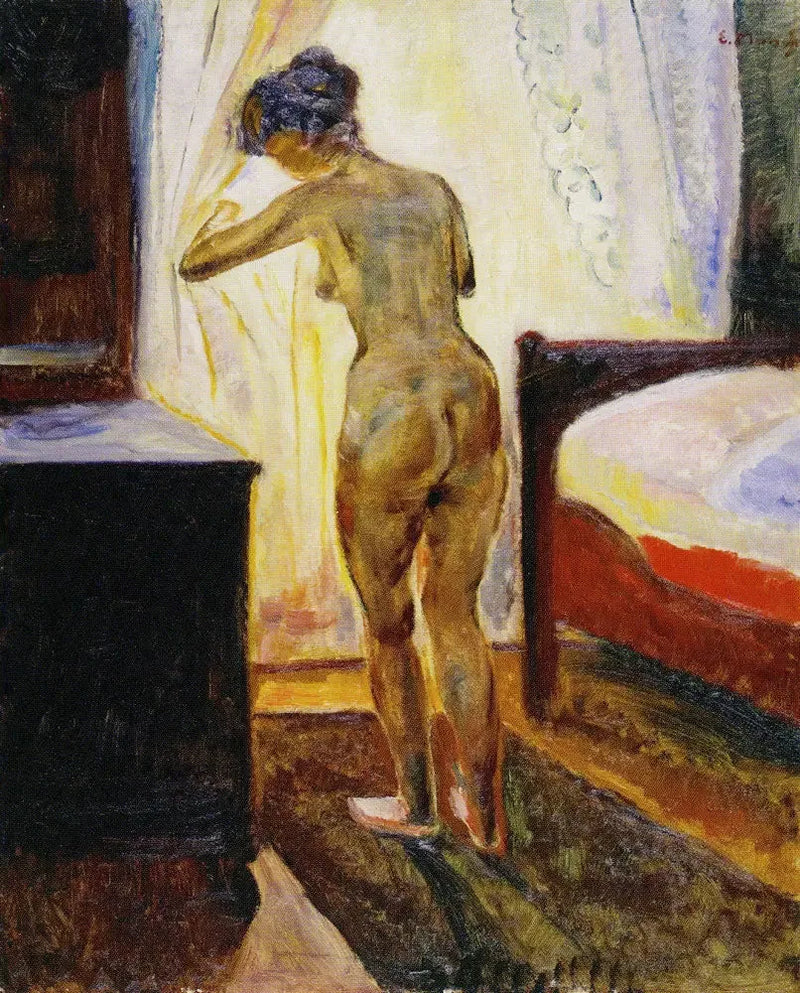 Poranek. Akt przy oknie - Edvard Munch