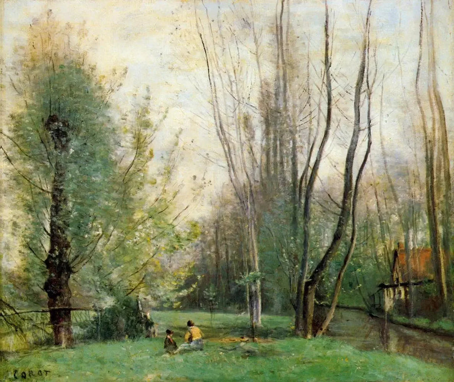 Poranek w pobliżu Beauvais - Jean-Baptiste Camille Corot