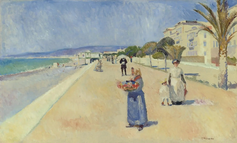 Poranek na Promenadzie Anglików - Edvard Munch