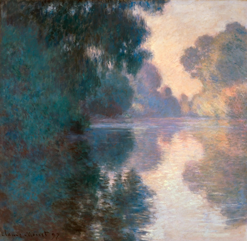 Poranek nad Sekwaną, ładna pogoda - Claude Monet