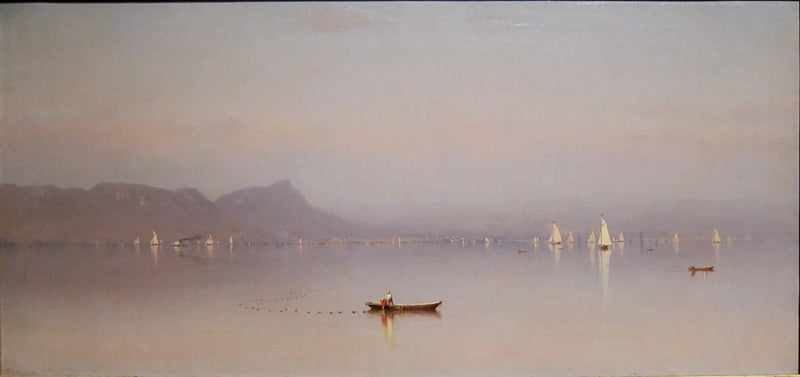 Poranna w Hudson, zatoka Haverstraw - Sanford Robinson Gifford