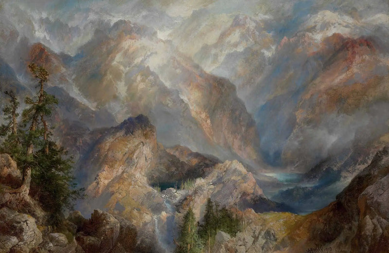 Poranek w Sierra Nevada - Thomas Moran