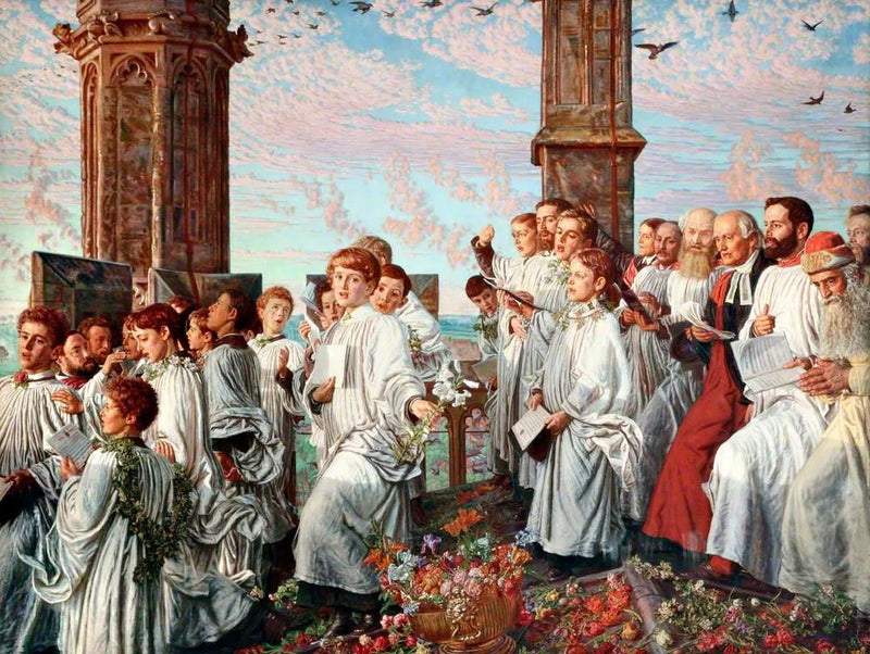 Poranna majowa na wieży Madeleine - William Holman Hunt
