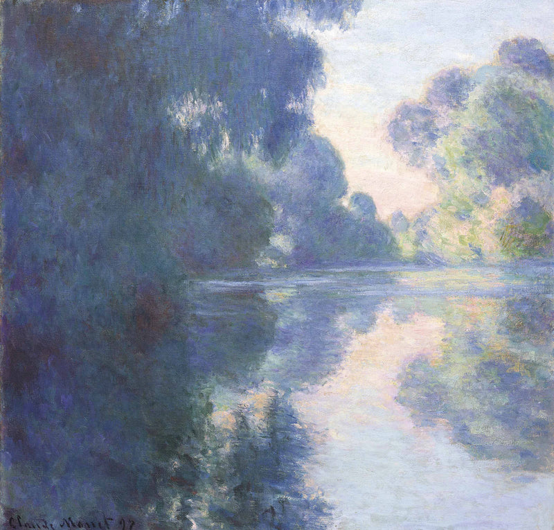 Poranek nad Sekwaną W1484 - Claude Monet