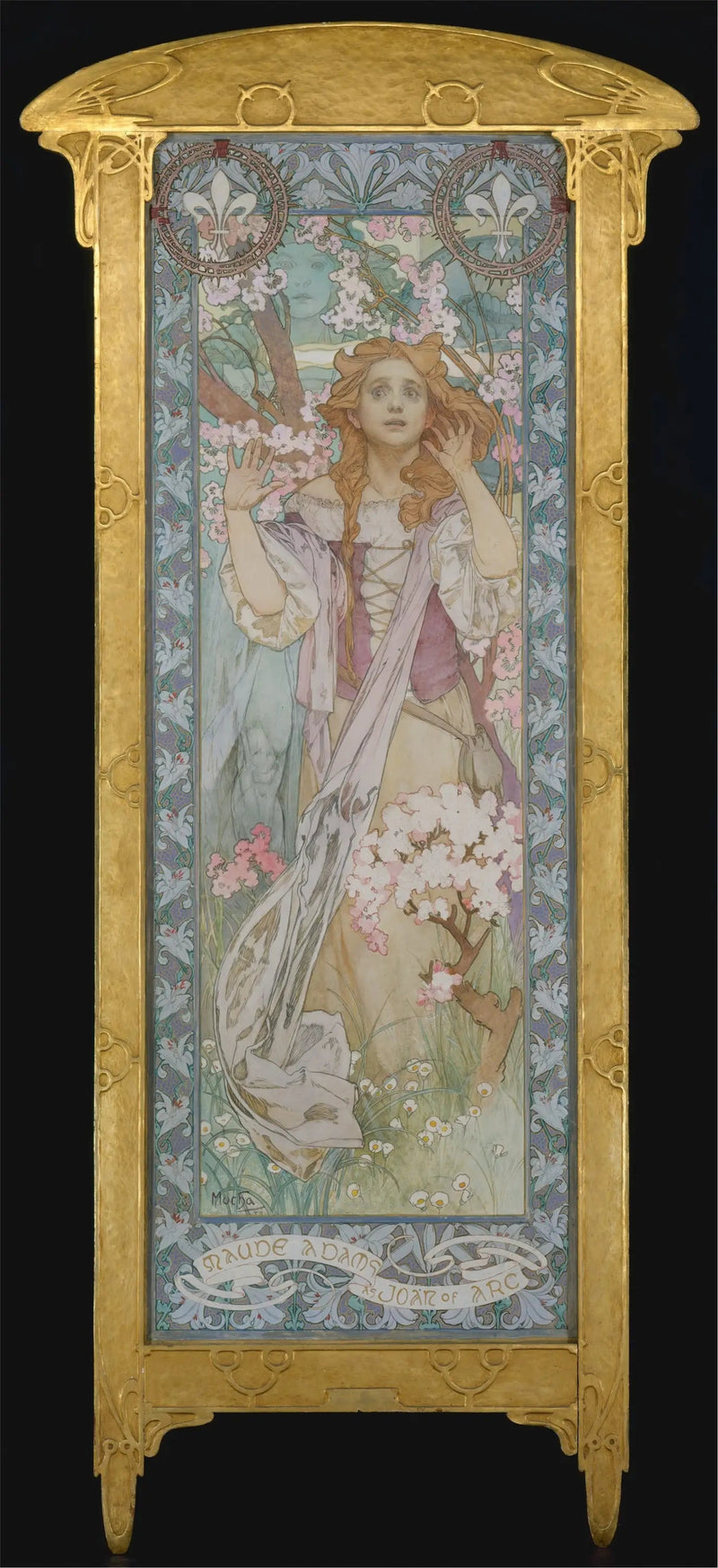 Maude Adams w roli Joanny d'Arc - Alphonse Mucha
