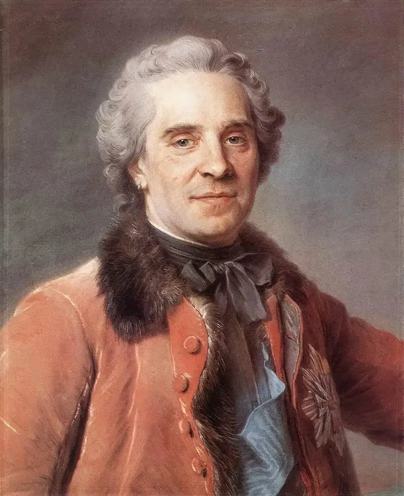 Maurice, hrabia Saxe, marszałek Francji - Maurice-Quentin de La Tour