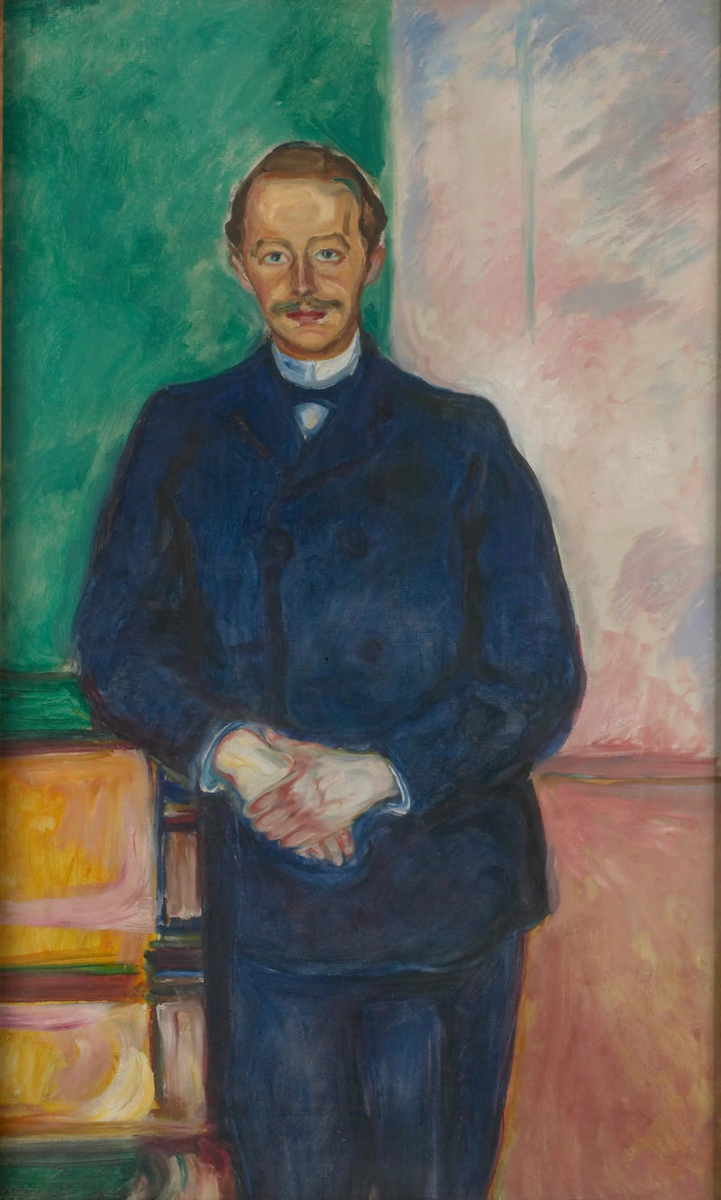 Max Linde w mundurze marynarskim - Edvard Munch