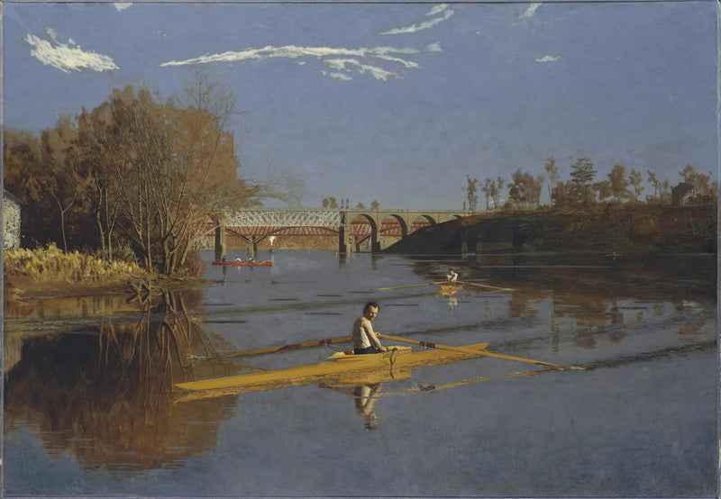 Max Schmitt na skiffie - Thomas Eakins
