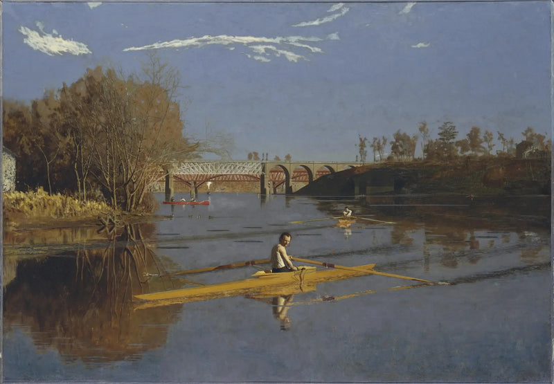 Max Schmitt na skiffie - Thomas Eakins