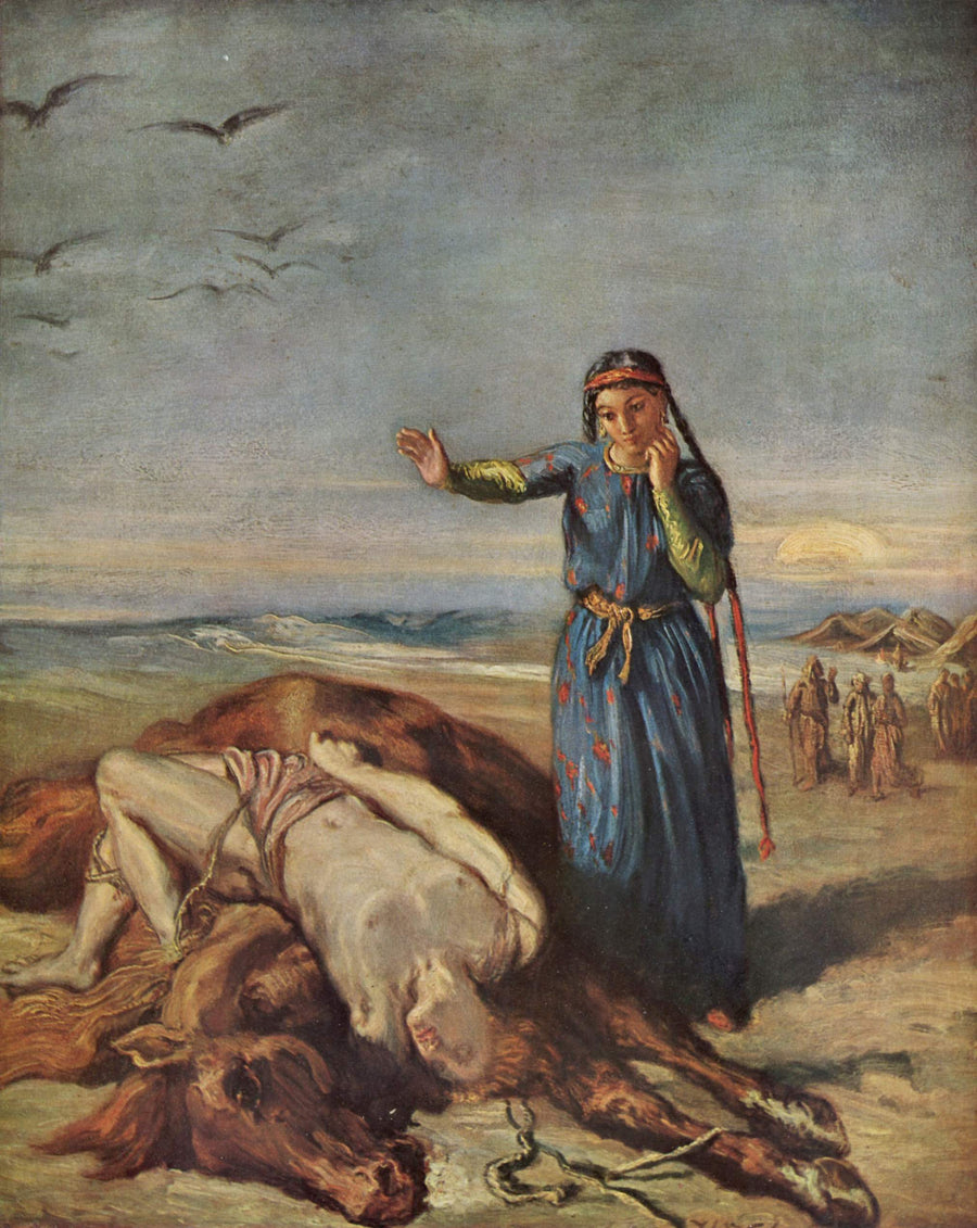 Mazeppa znaleziony nieprzytomny - Théodore Chassériau