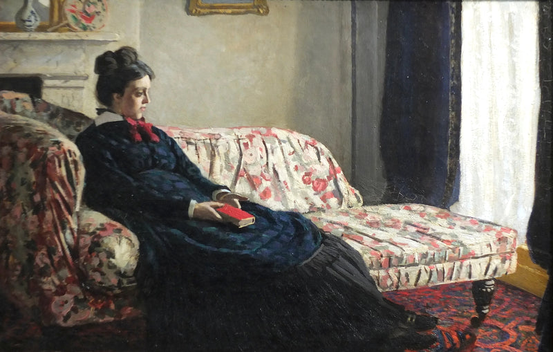 Medytacja. Madame Monet na sofie W163 - Claude Monet