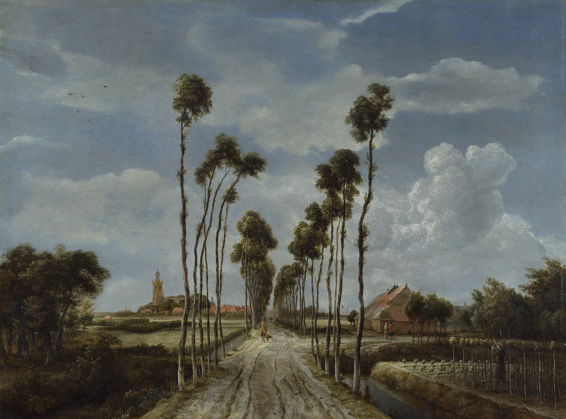 L’Allée de Middelharnis - Meindert Hobbema
