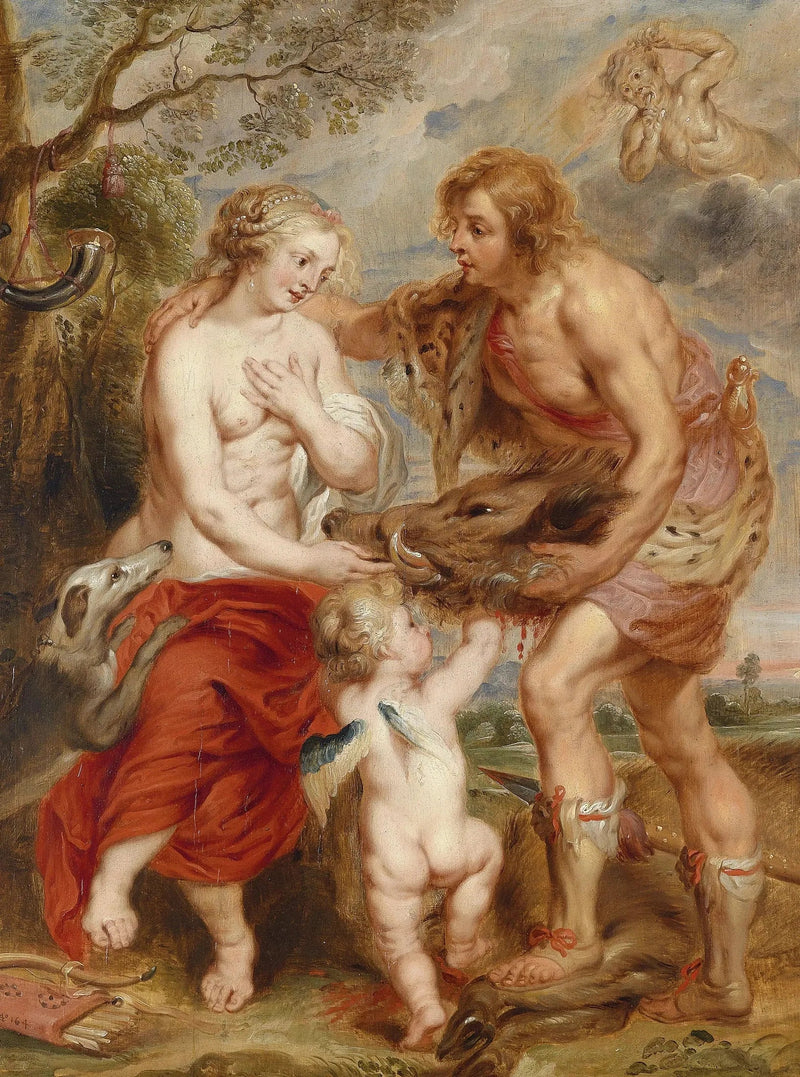 Méléagre przedstawiający Atalancie głowę dzika z Kalidonu, około 1640 - Peter Paul Rubens