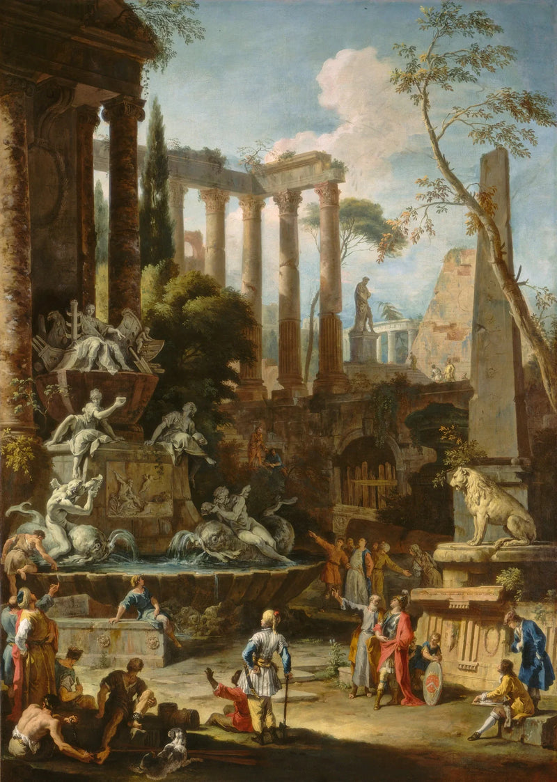 Pomnik admirała Sir Clowdisley Shovell - Sebastiano Ricci