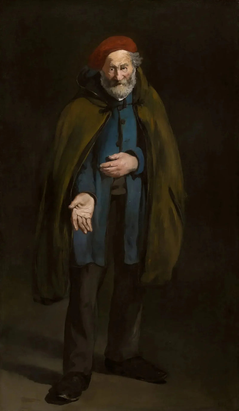 Żebrak w płaszczu z kapturem (Filozof) - Édouard Manet