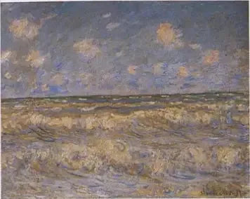 Wzburzone morze - Claude Monet