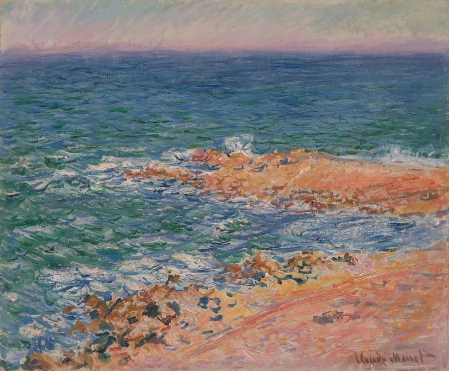 Morze w Antibes W1183 - Claude Monet