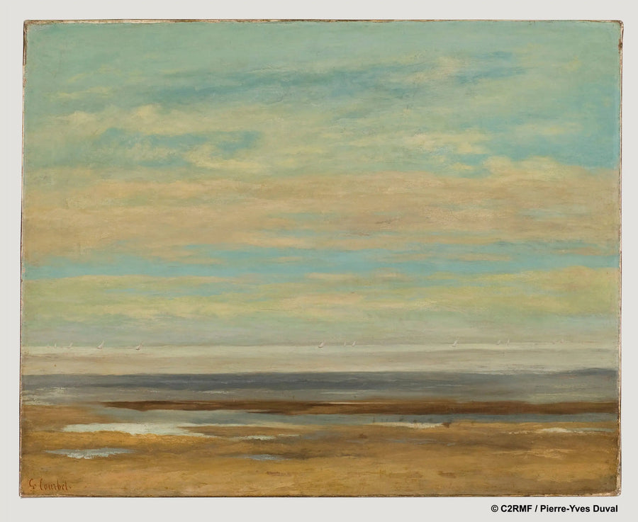 Spokojny port w Palavas - Gustave Courbet