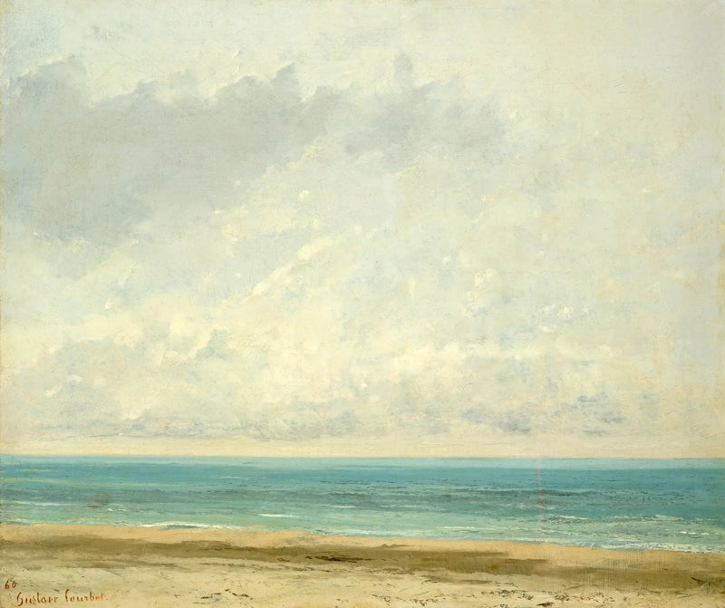 Spokój morza - Gustave Courbet