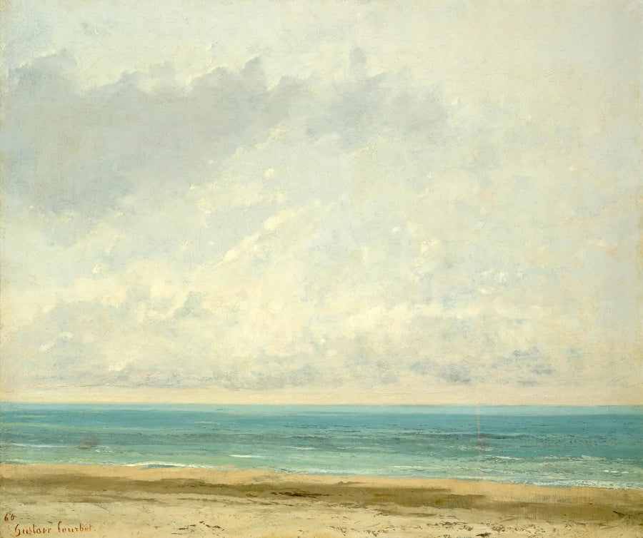 Spokój morza - Gustave Courbet