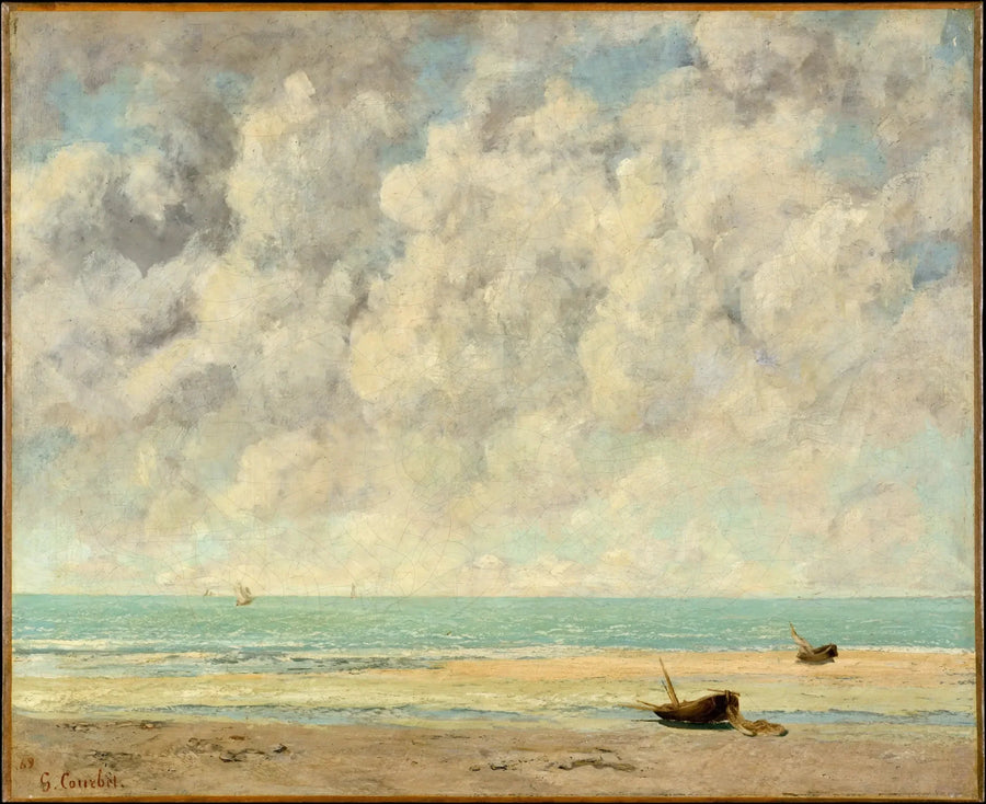 Spokój morza - Gustave Courbet