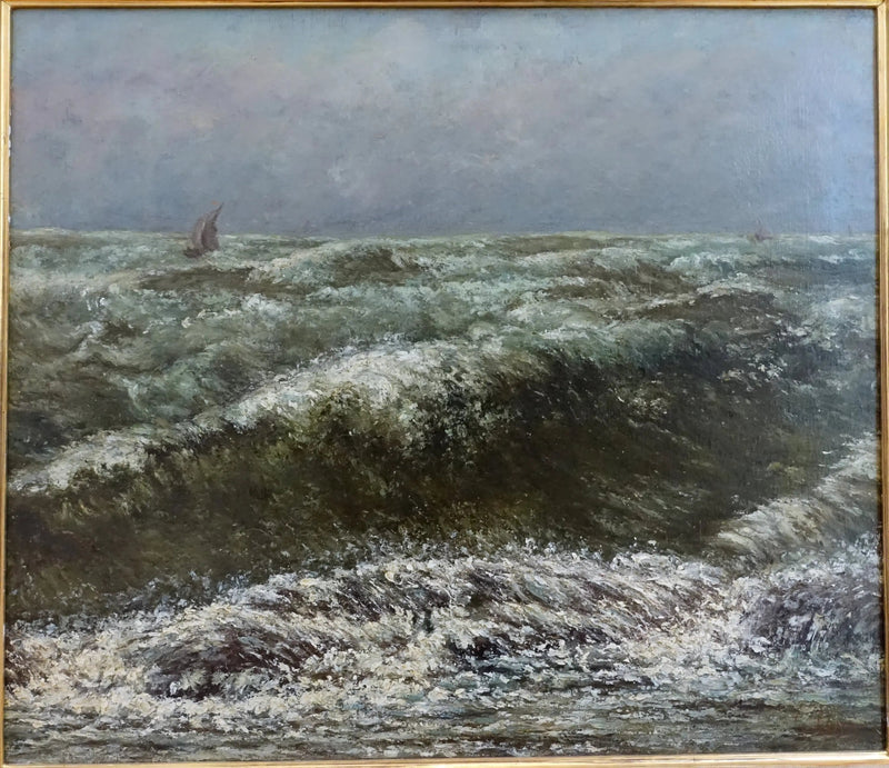 Morze Burzy - Gustave Courbet