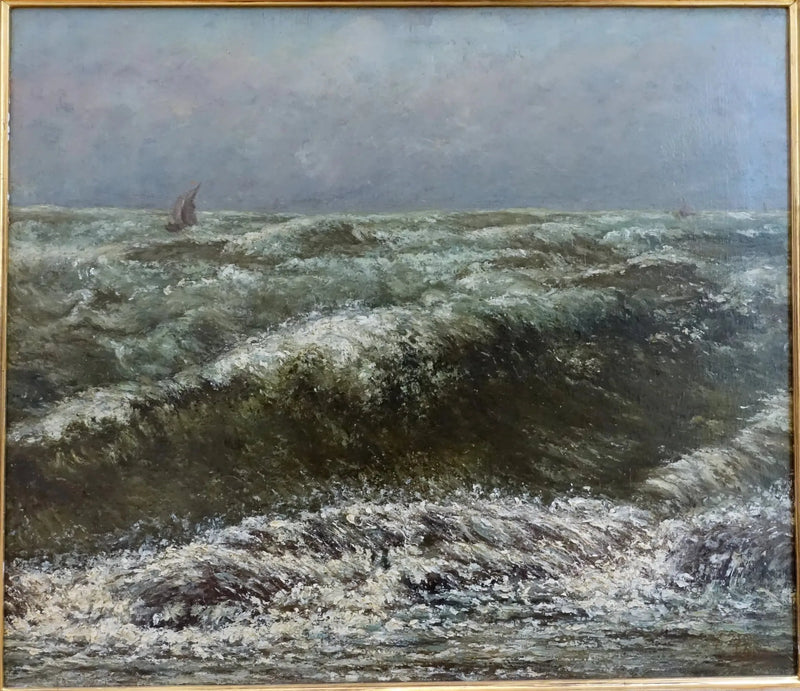 Morze Burzy - Gustave Courbet
